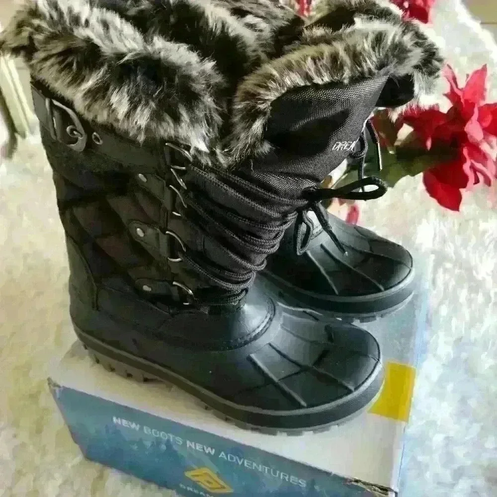 Dream Pairs Boys & Girls Mid Calf Winter Boots